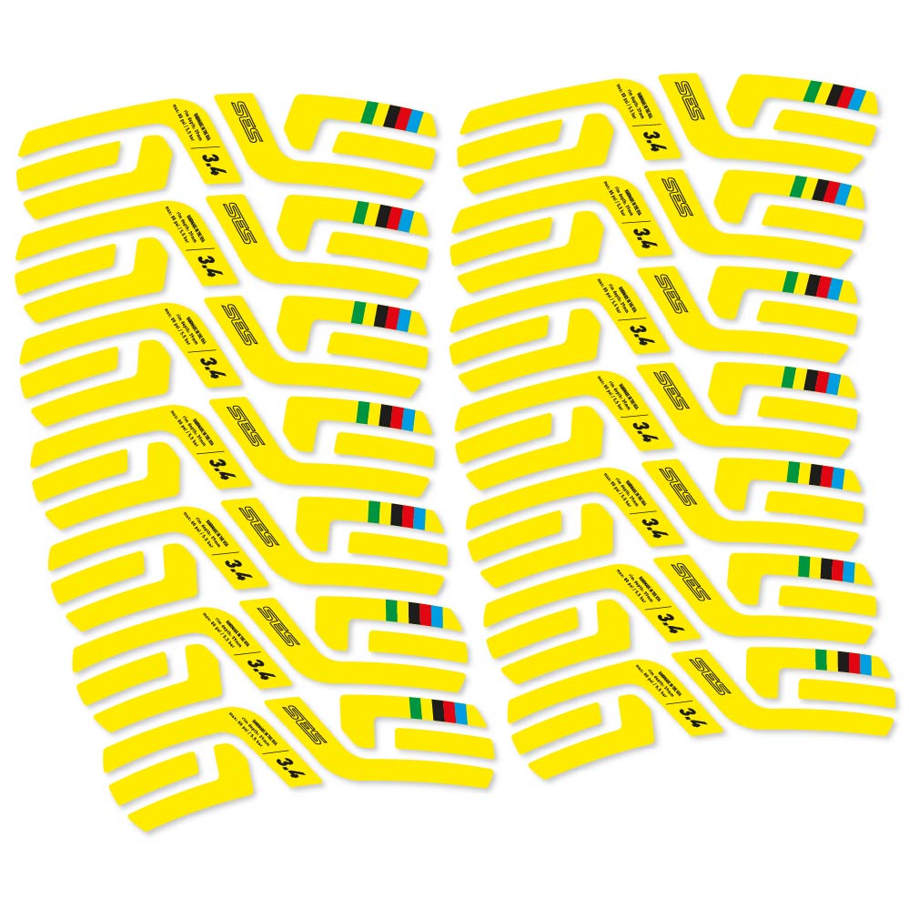 Autocollant Enve SES 3.4 World Cup Uci, Roues Route 40mm, Autocollant Vélo vinyle