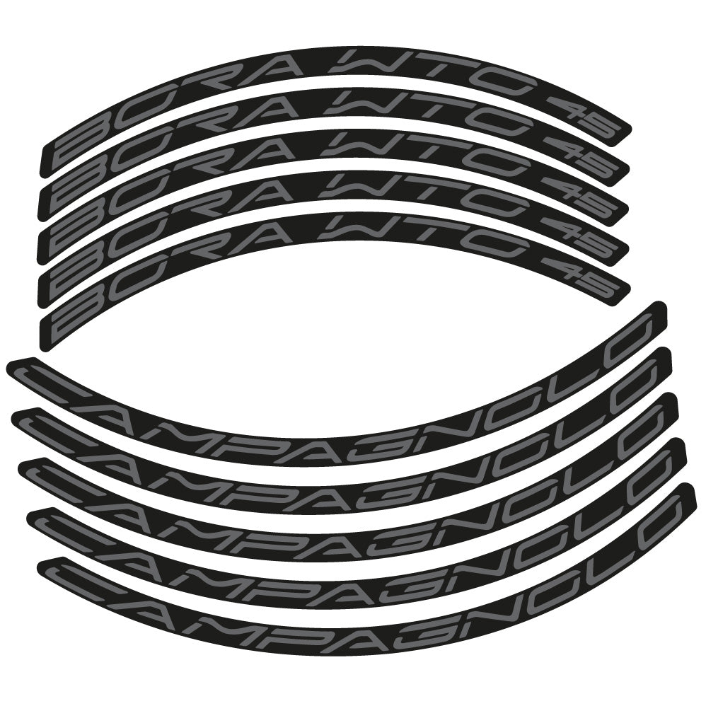 Autocollant Campagnolo Bora WTO 45, Roues Route 45 mm, Autocollant Vélo vinyle