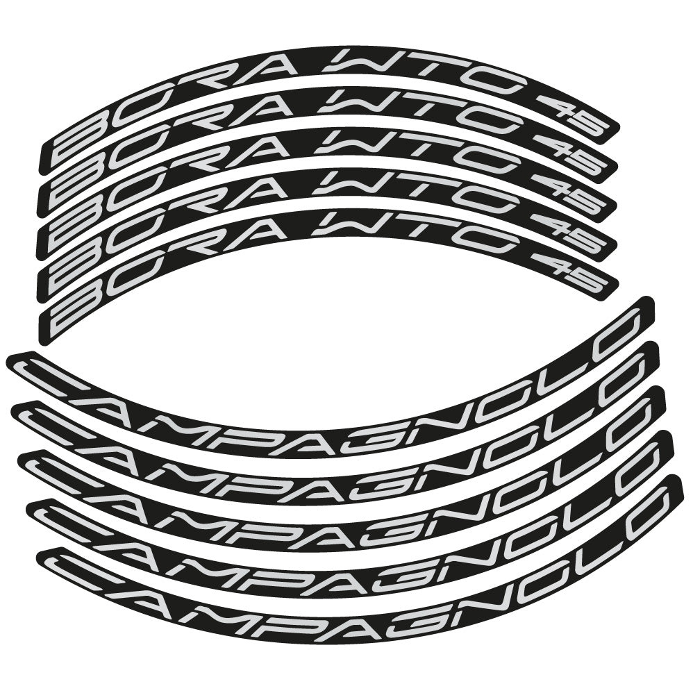 Autocollant Campagnolo Bora WTO 45, Roues Route 45 mm, Autocollant Vélo vinyle