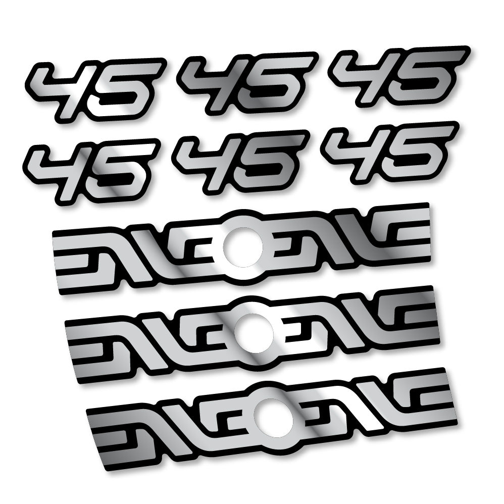 Autocollant Enve Foundation 45, Roues Route 45 mm, Autocollant Vélo vinyle