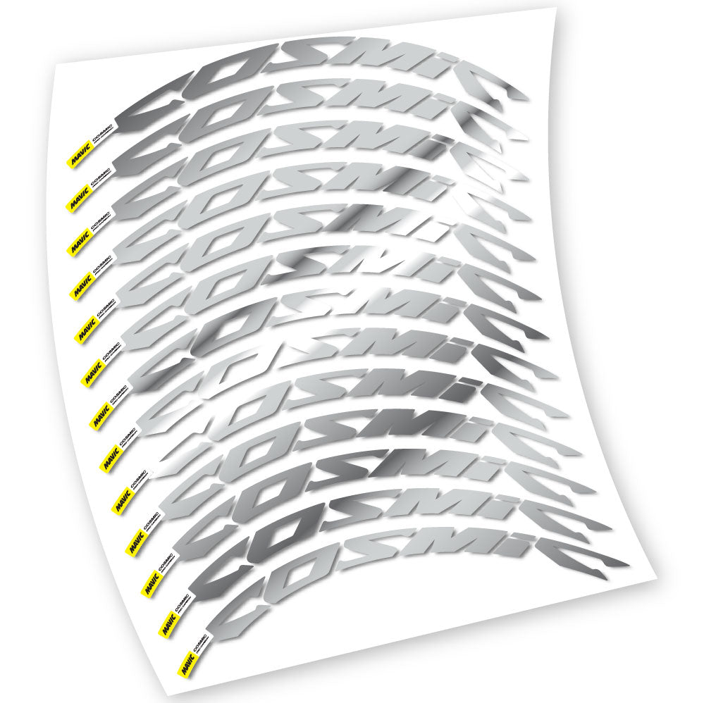 Autocollant Roues Route, Mavic Cosmic Pro Carbon 2019, Autocollant Vélo Vinyle