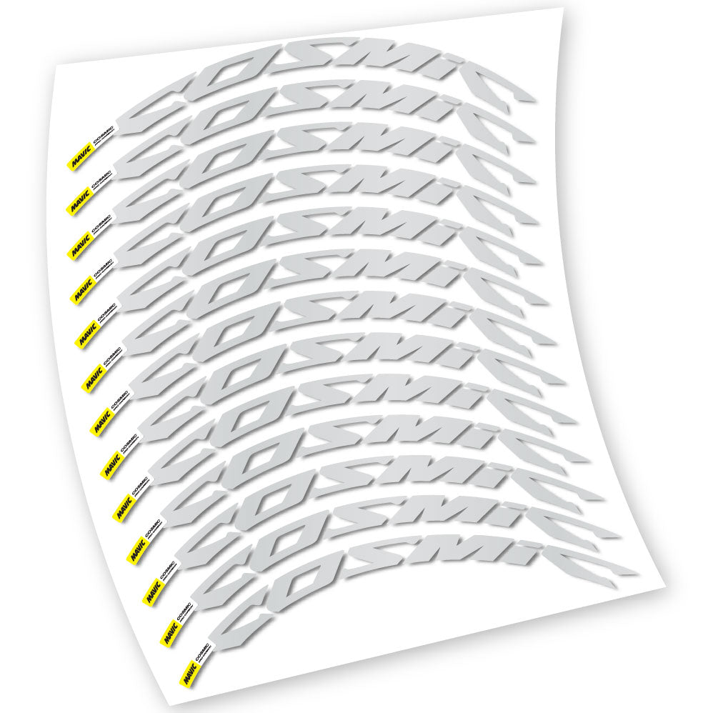 Autocollant Roues Route, Mavic Cosmic Pro Carbon 2019, Autocollant Vélo Vinyle