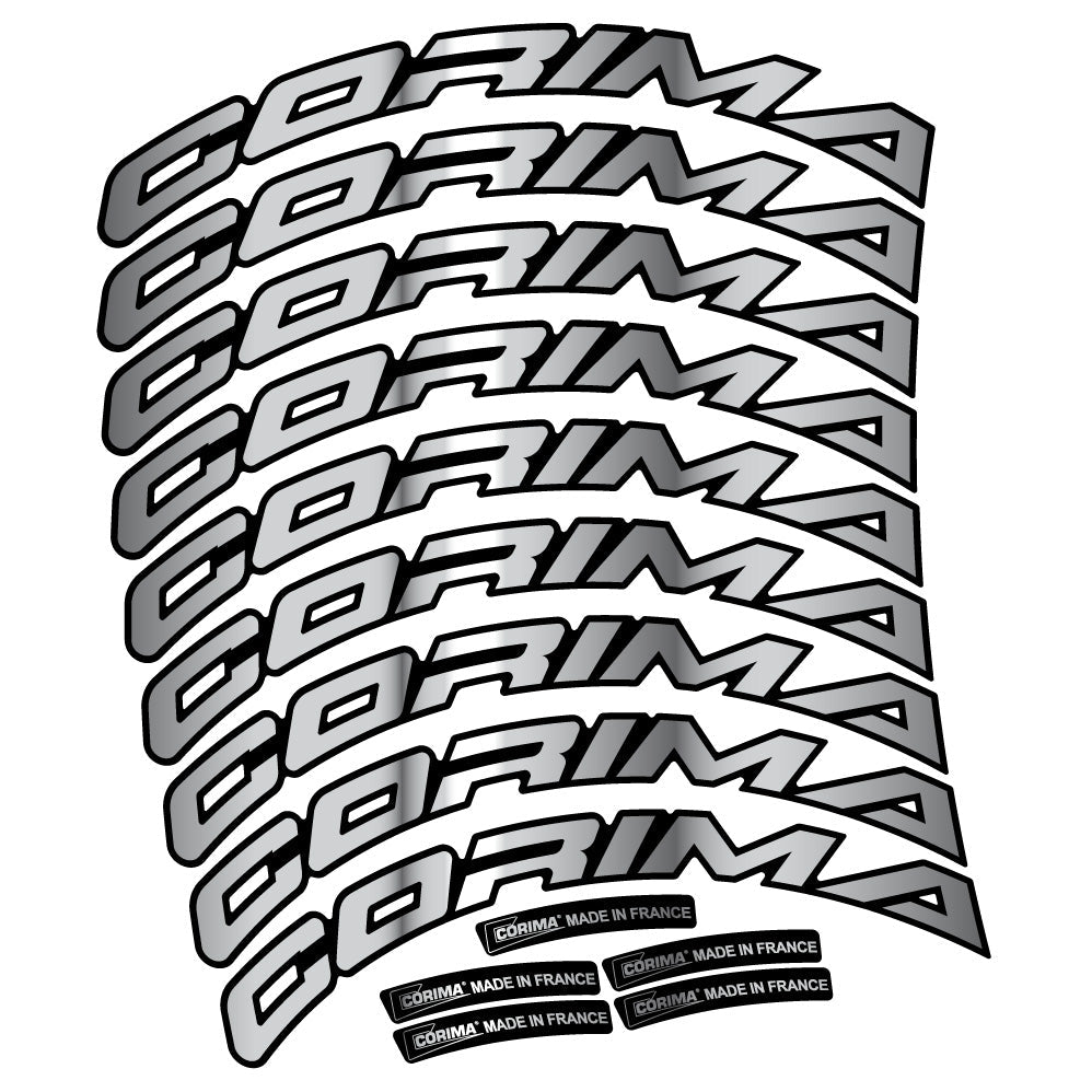 Autocollant Corima 47 WS, Roues Route 47 mm, Autocollant Vélo vinyle