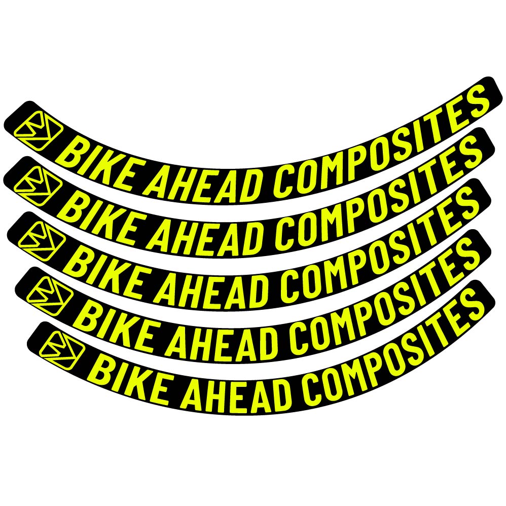 Autocollant VéloAhead Composites Biturbo Aero 2022, Roues Route 48.5mm, Autocollant Vélo vinyle
