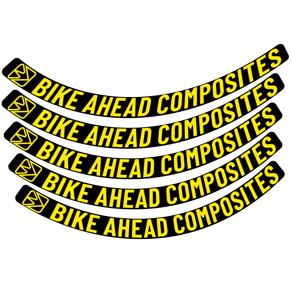 Autocollant VéloAhead Composites Biturbo Aero 2022, Roues Route 48.5mm, Autocollant Vélo vinyle