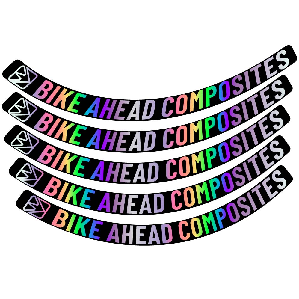 Autocollant VéloAhead Composites Biturbo Aero 2022, Roues Route 48.5mm, Autocollant Vélo vinyle