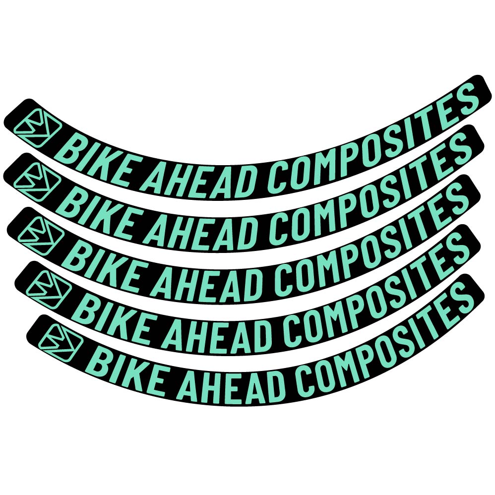 Autocollant VéloAhead Composites Biturbo Aero 2022, Roues Route 48.5mm, Autocollant Vélo vinyle