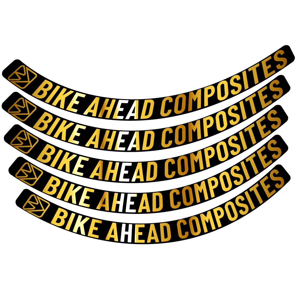 Autocollant VéloAhead Composites Biturbo Aero 2022, Roues Route 48.5mm, Autocollant Vélo vinyle