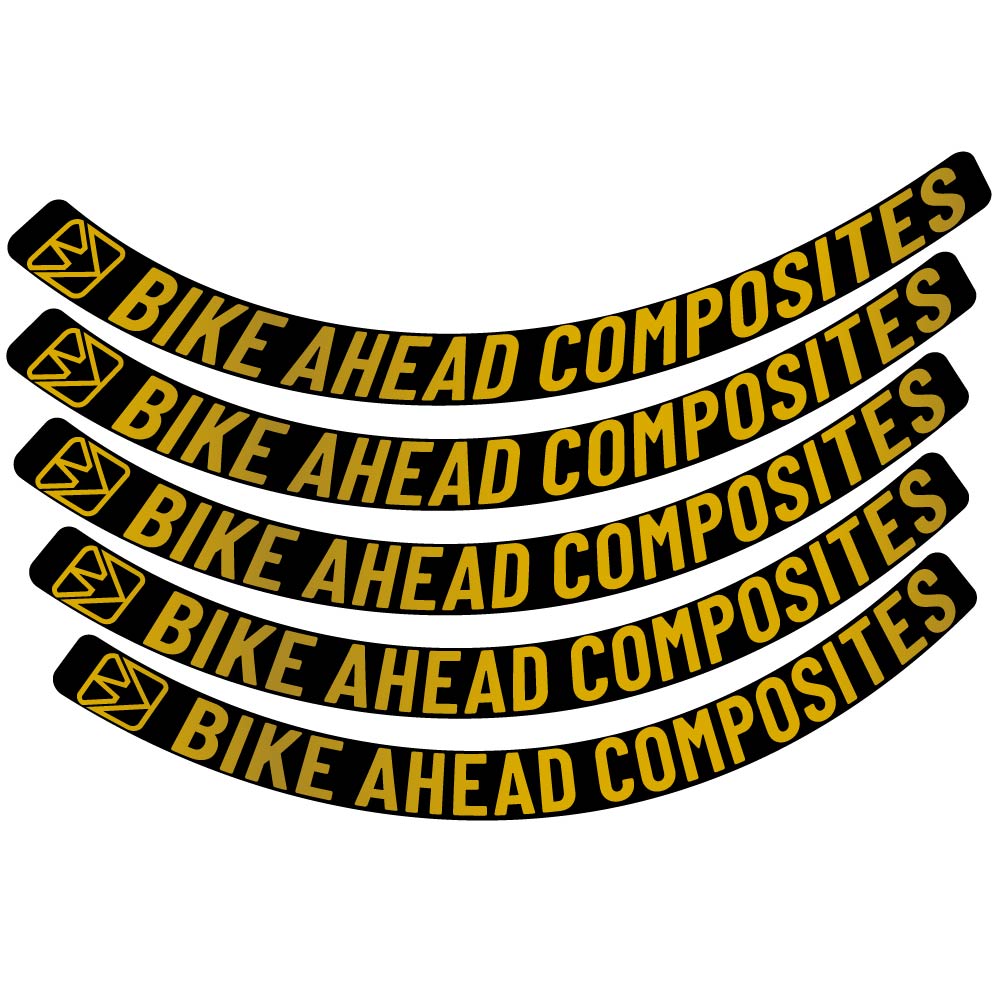 Autocollant VéloAhead Composites Biturbo Aero 2022, Roues Route 48.5mm, Autocollant Vélo vinyle