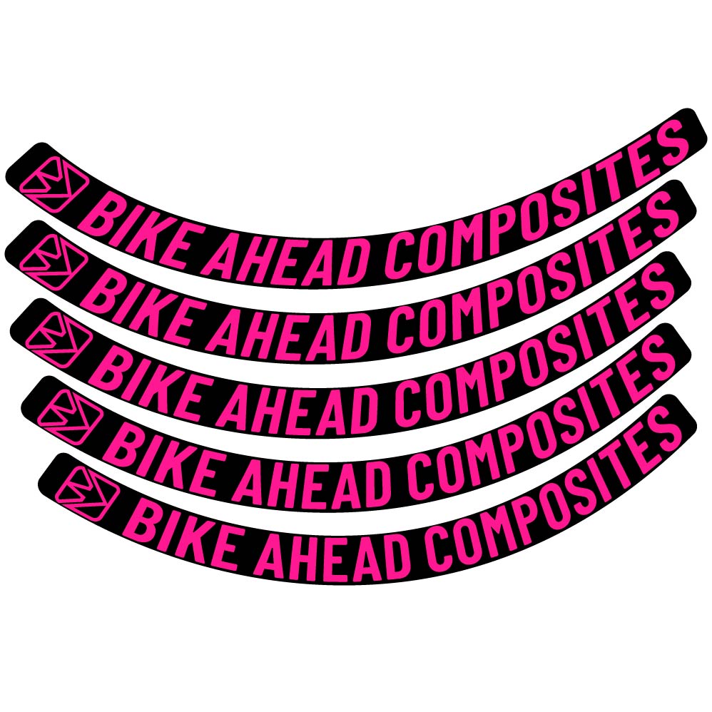 Autocollant VéloAhead Composites Biturbo Aero 2022, Roues Route 48.5mm, Autocollant Vélo vinyle