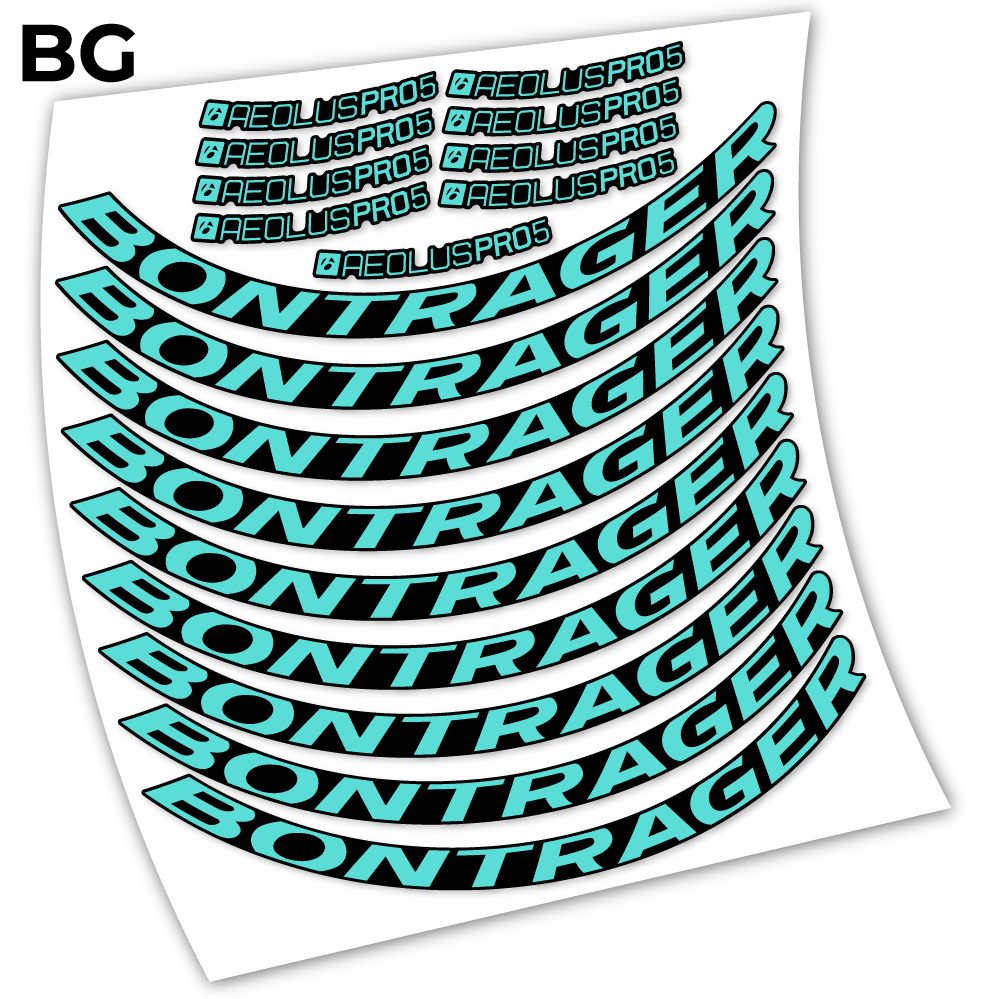 Autocollant, Bontrager Aeolous Pro 5 Disc, Roues Route 50mm Vélos Vinyle sticker
