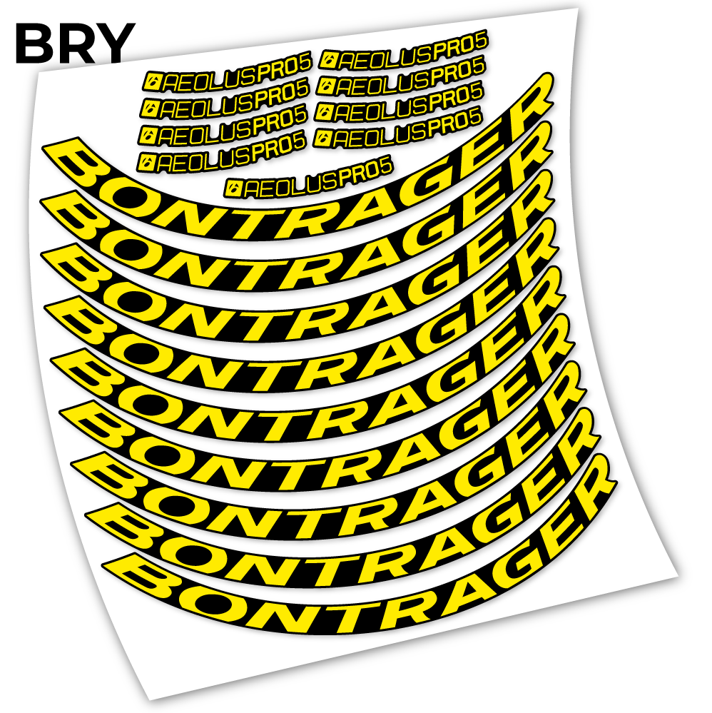 Autocollant, Bontrager Aeolous Pro 5 Disc, Roues Route 50mm Vélos Vinyle sticker