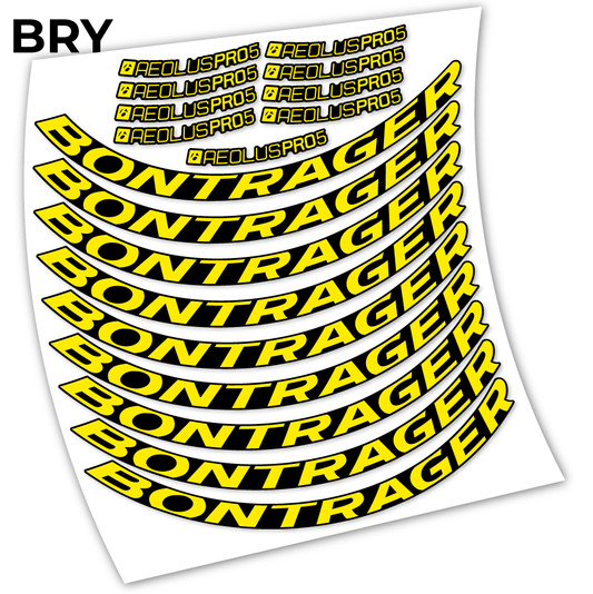 Autocollant, Bontrager Aeolous Pro 5 Disc, Roues Route 50mm Vélos Vinyle sticker