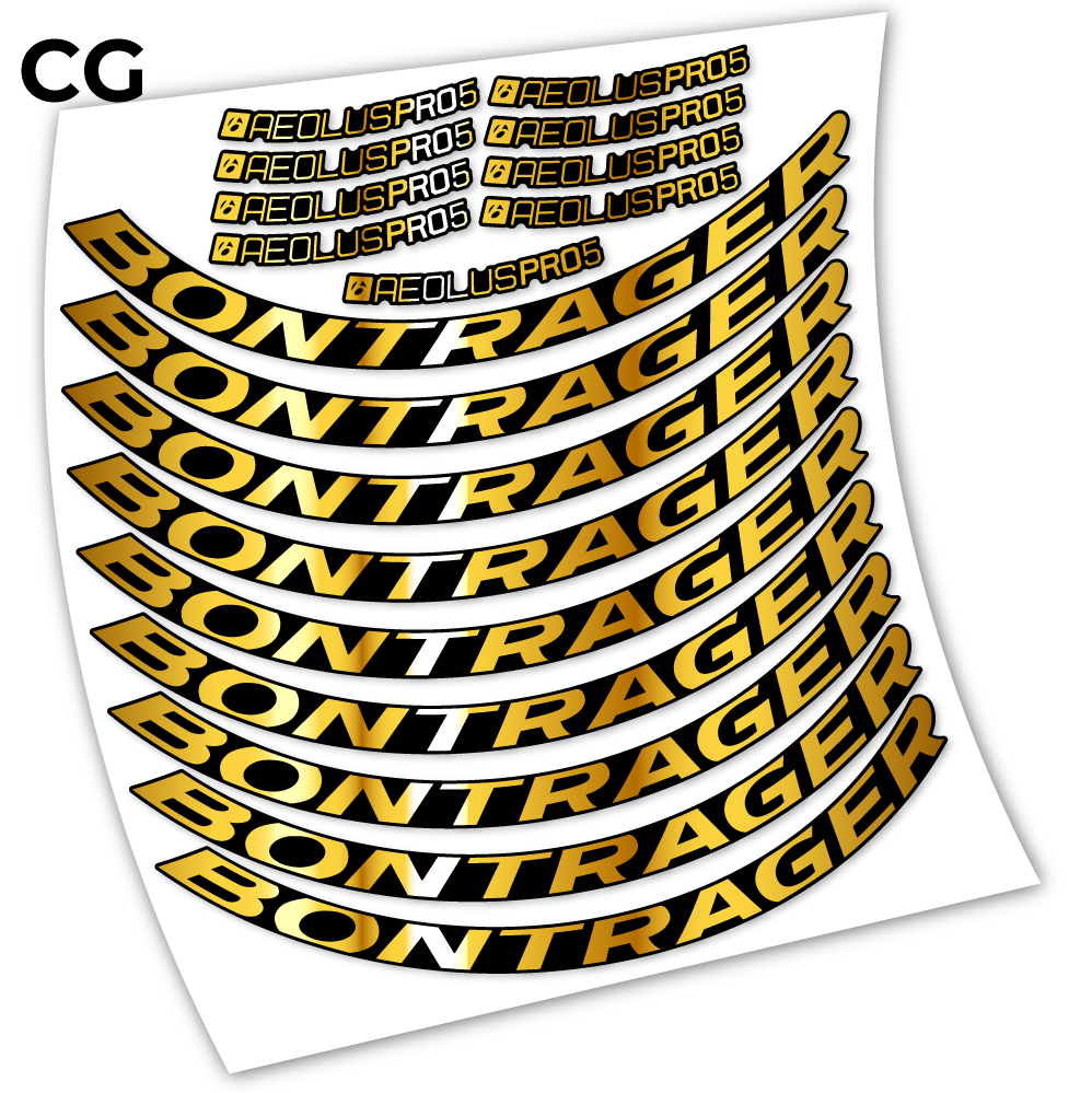 Autocollant, Bontrager Aeolous Pro 5 Disc, Roues Route 50mm Vélos Vinyle sticker