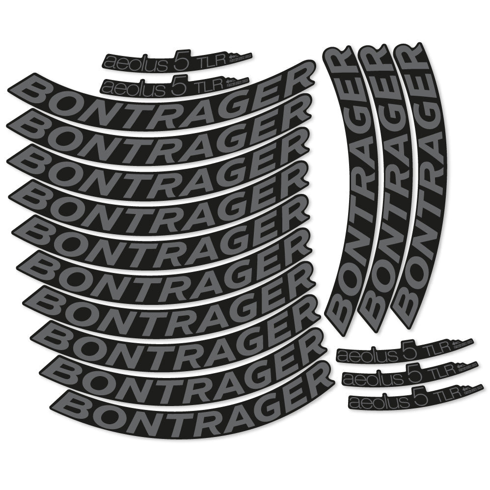 Autocollant Bontrager Aeolus 5 TLR D3, Roues Route 50 mm, Autocollant Vélo vinyle