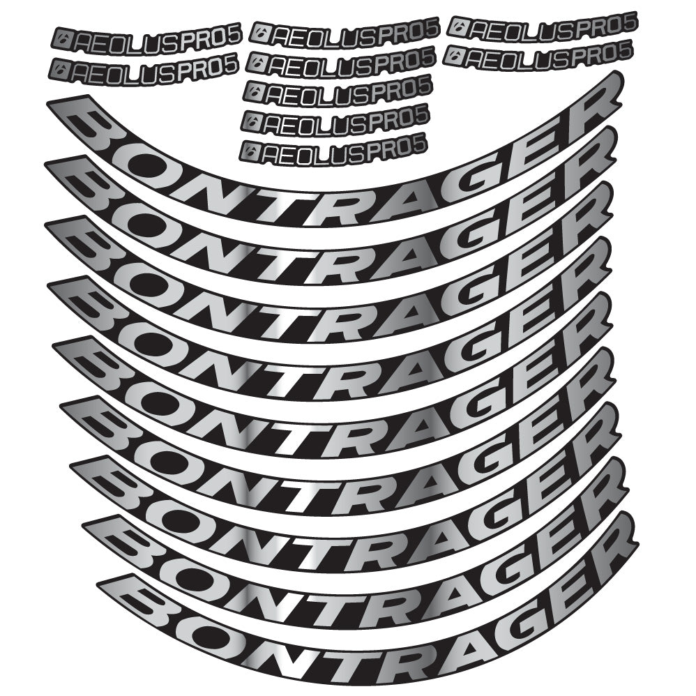 Autocollant Bontrager Aeolus Pro 5 Disc, Roues Route 50 mm, Autocollant Vélo vinyle