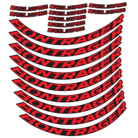 Autocollant Bontrager Aeolus Pro 5 Disc, Roues Route 50 mm, Autocollant Vélo vinyle