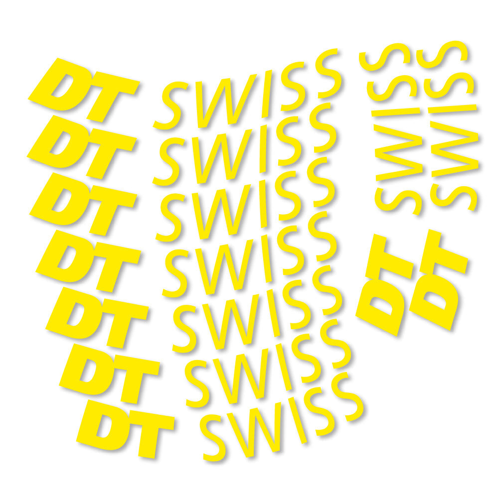 Autocollant DT Swiss, Roues Route 50mm, Autocollant Vélo vinyle