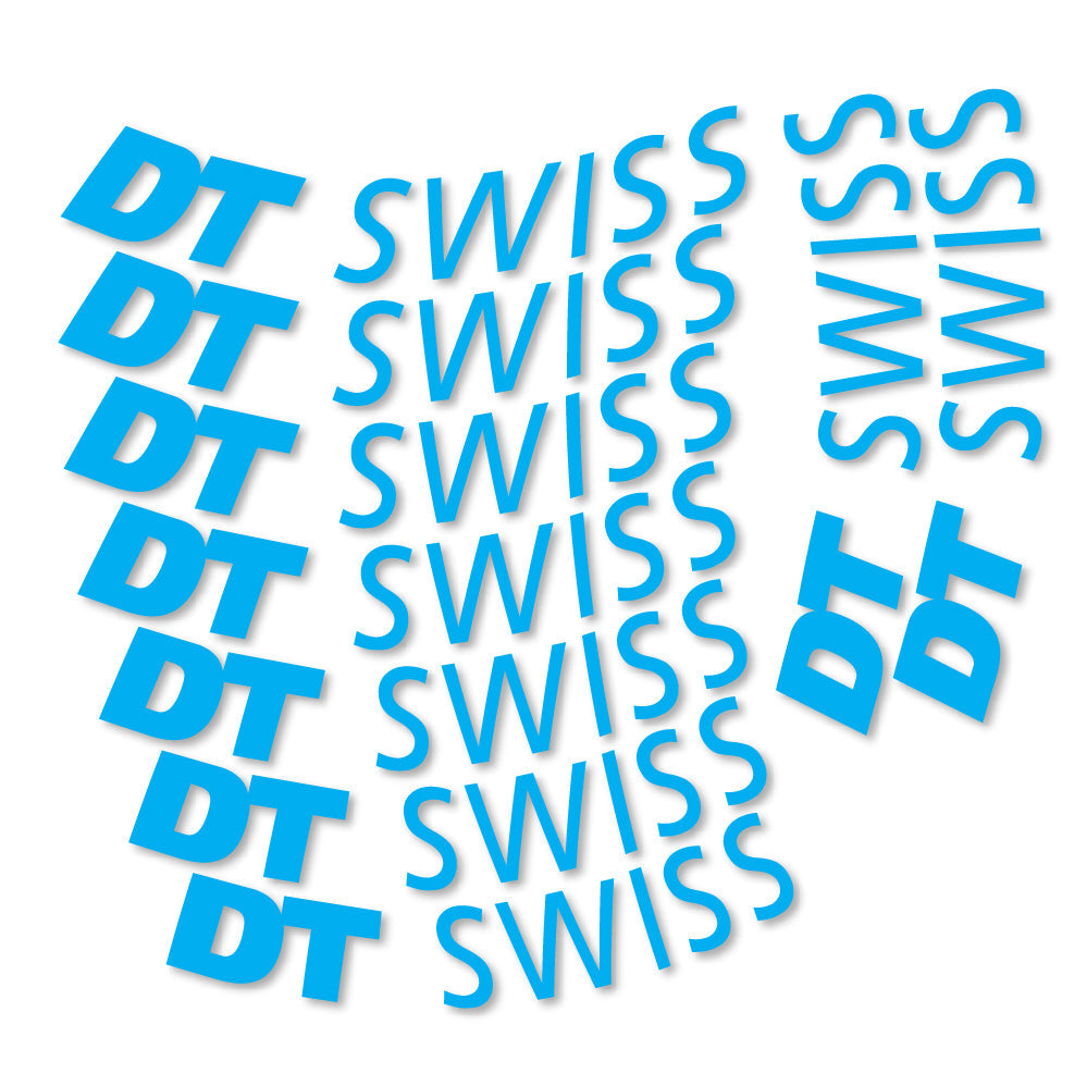 Autocollant DT Swiss, Roues Route 50mm, Autocollant Vélo vinyle