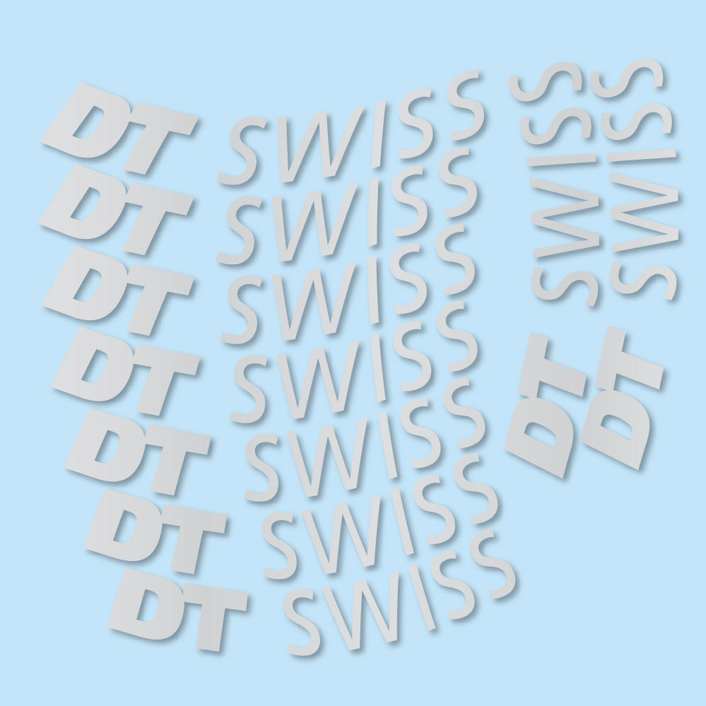 Autocollant DT Swiss, Roues Route 50mm, Autocollant Vélo vinyle
