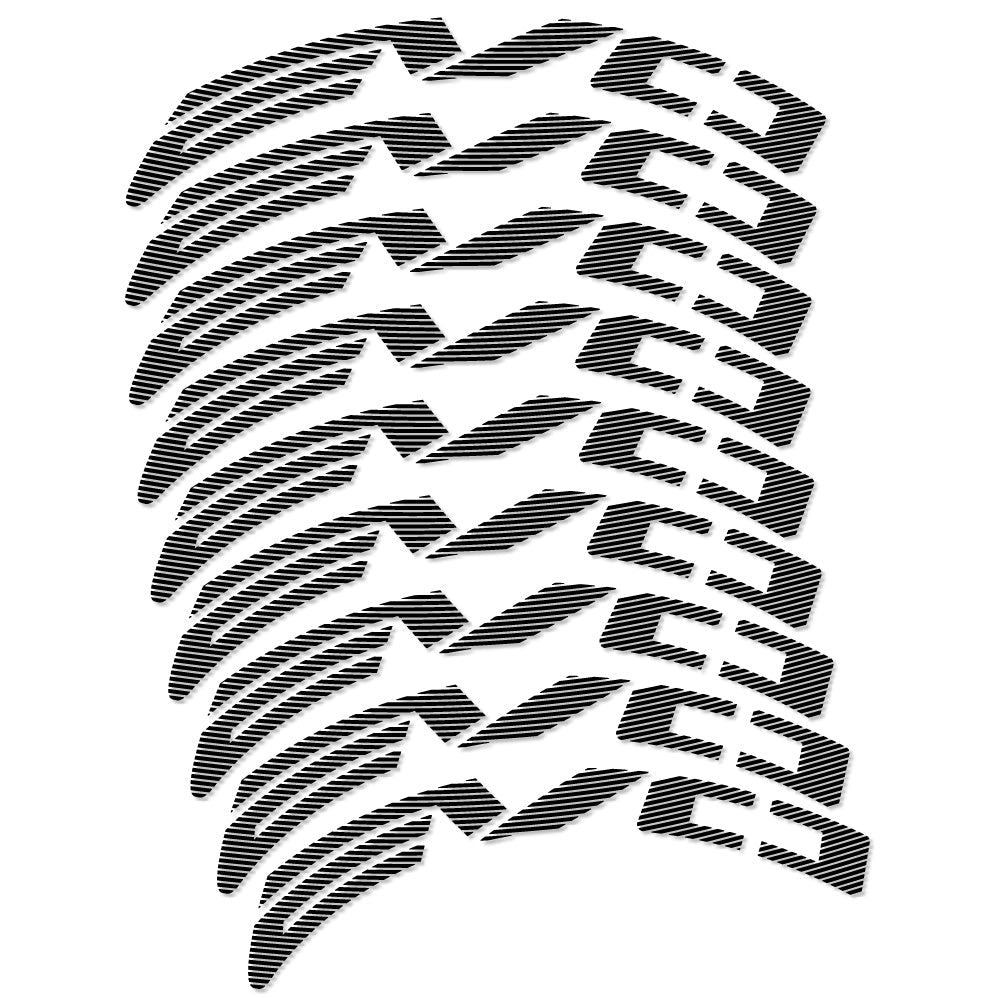 Autocollant Evo, Roues Route 50 mm, Autocollant Vélo vinyle