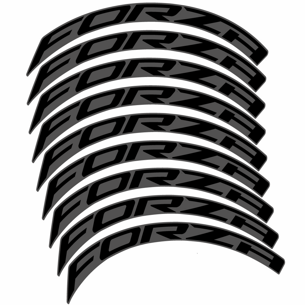 Autocollant Forza, Roues Route 50, Autocollant Vélo vinyle