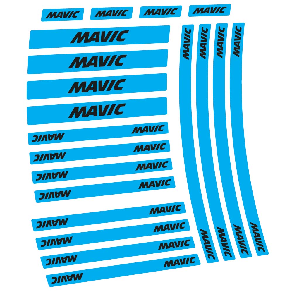 Autocollant Mavic, Roues Route 50mm et Moyeux, Autocollant Vélo vinyle
