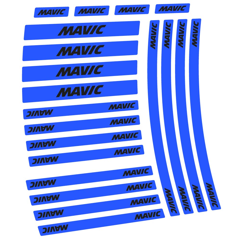 Autocollant Mavic, Roues Route 50mm et Moyeux, Autocollant Vélo vinyle