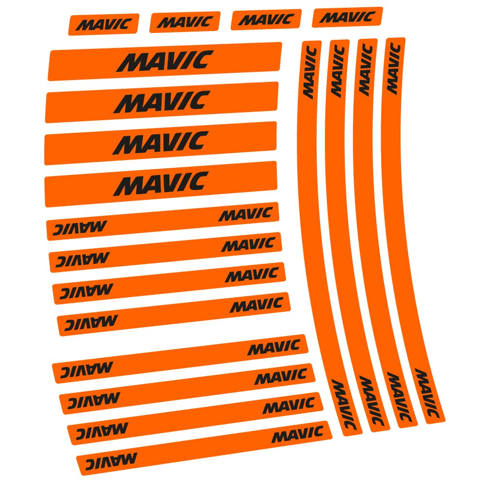 Autocollant Mavic, Roues Route 50mm et Moyeux, Autocollant Vélo vinyle