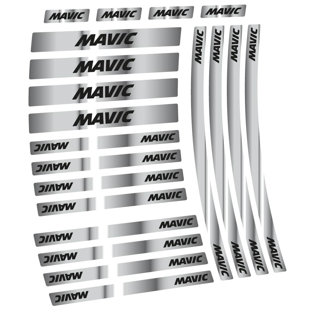 Autocollant Mavic, Roues Route 50mm et Moyeux, Autocollant Vélo vinyle