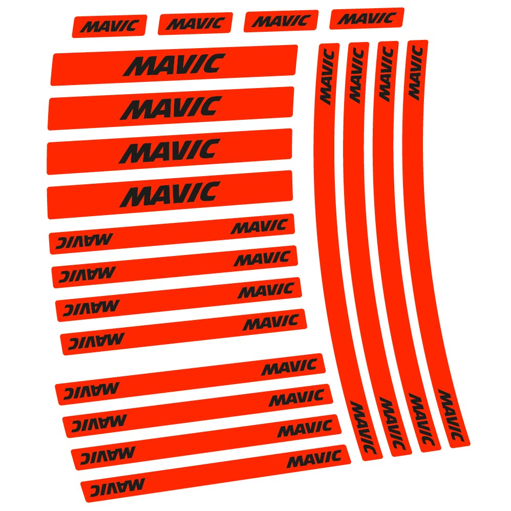 Autocollant Mavic, Roues Route 50mm et Moyeux, Autocollant Vélo vinyle