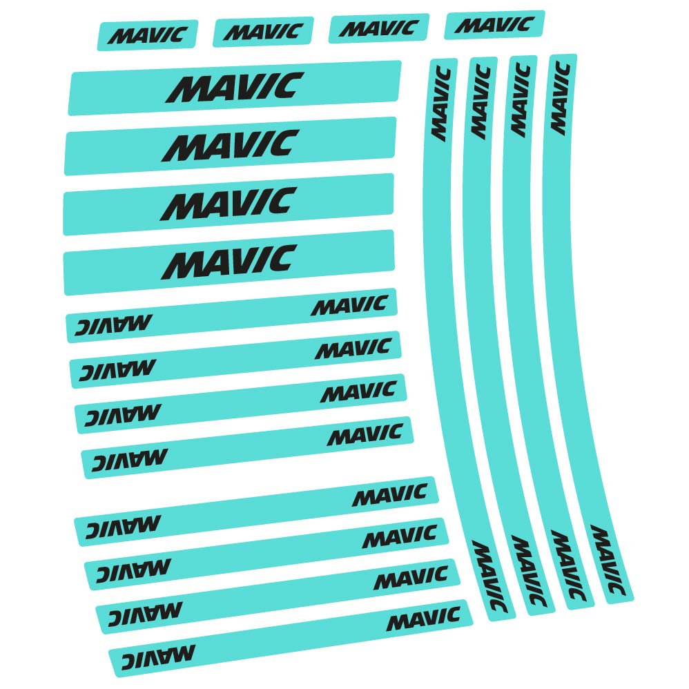 Autocollant Mavic, Roues Route 50mm et Moyeux, Autocollant Vélo vinyle