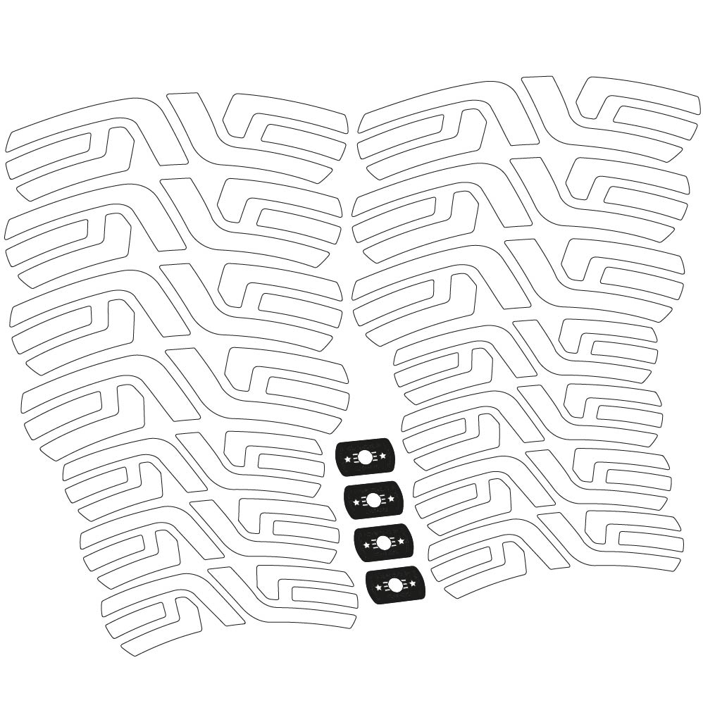 Autocollant Enve SES, Roues Route 55+65mm, Autocollant Vélo vinyle