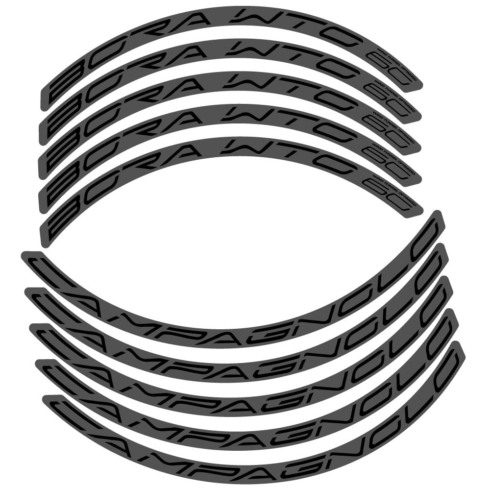 Autocollant Campagnolo Bora WTO 60, Roues Route 60mm, Autocollant Vélo vinyle