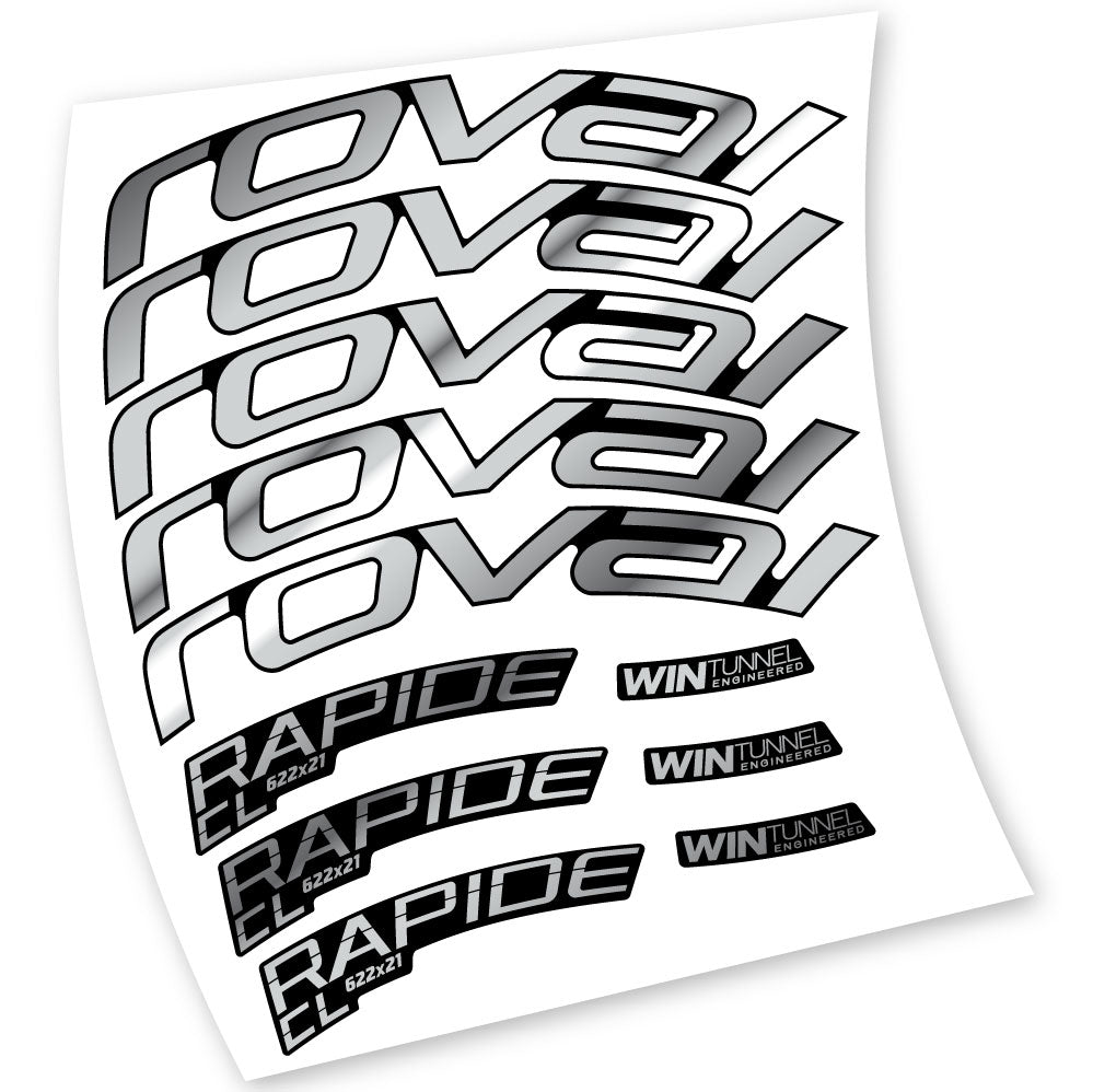 Autocollant Roues Route, Roval Rapide CL, Autocollant Vélo Vinyle
