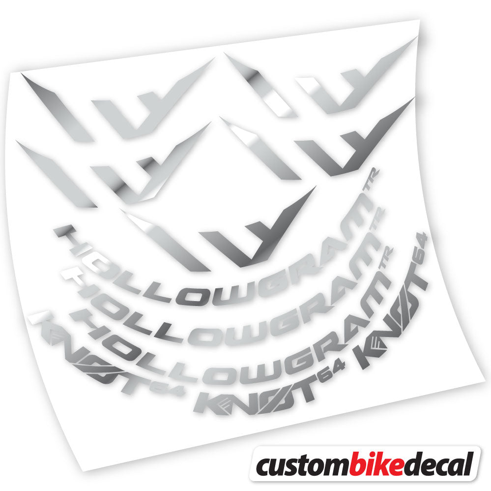 Autocollant Hollowgram Knot 64, Roues Route 64mm, autocollant vinyle