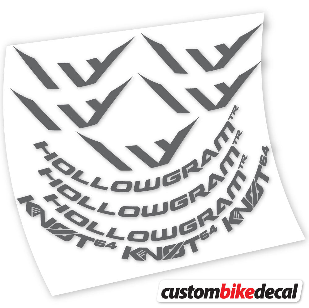 Autocollant Hollowgram Knot 64, Roues Route 64mm, autocollant vinyle