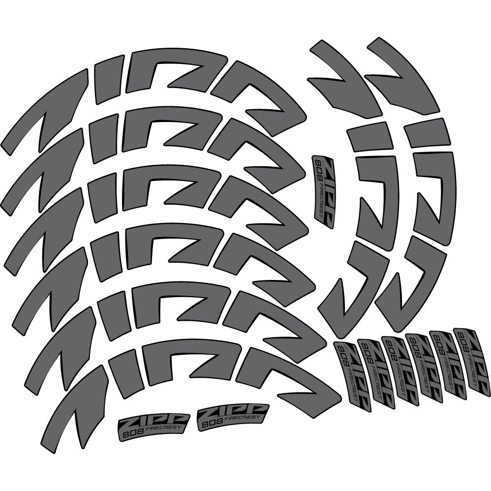Autocollant Zipp 808 FC, Roues Route profil 88, Autocollant Vinyle
