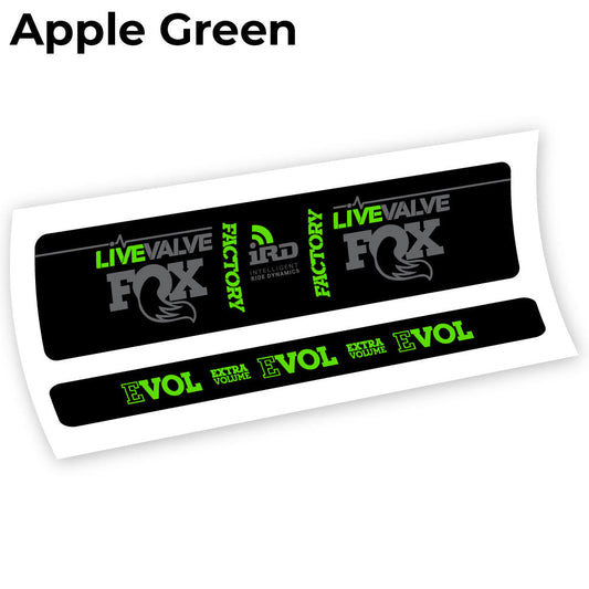 Autocollant Fox Factory LiveValve IRD Amortisseur vinyle autocollant