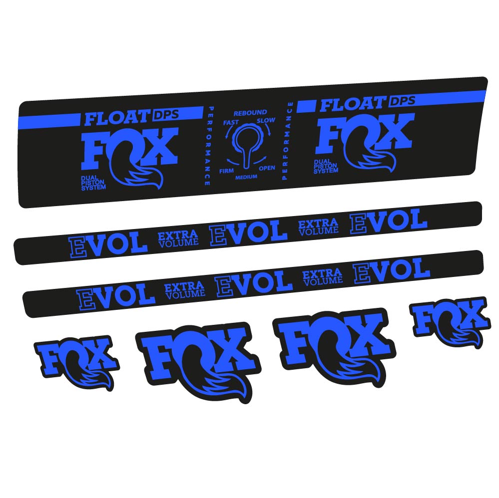 Autocollant Fox Float DPS Performance, Amortisseur, Vélo vinyle sticker