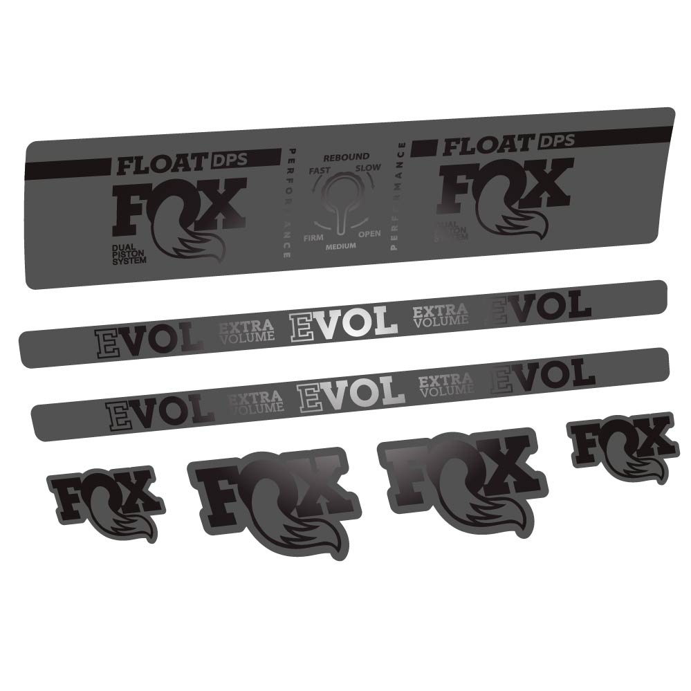 Autocollant Fox Float DPS Performance, Amortisseur, Vélo vinyle sticker