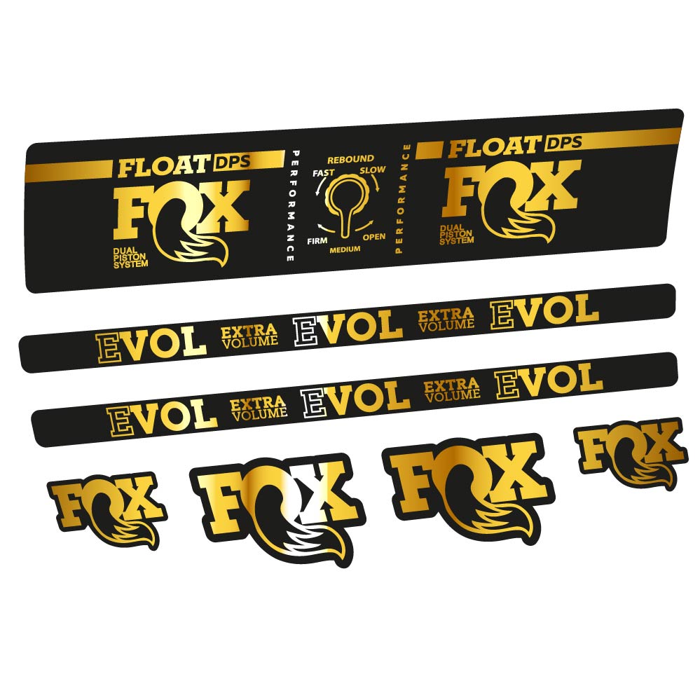Autocollant Fox Float DPS Performance, Amortisseur, Vélo vinyle sticker