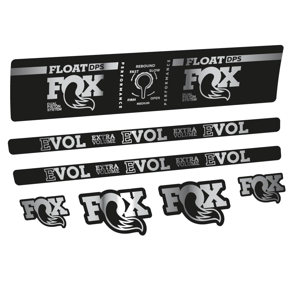 Autocollant Fox Float DPS Performance, Amortisseur, Vélo vinyle sticker