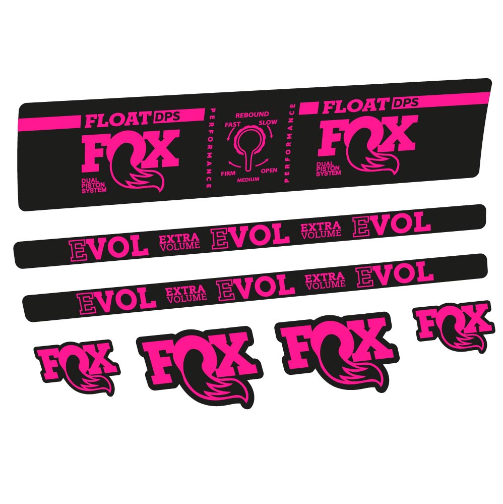 Autocollant Fox Float DPS Performance, Amortisseur, Vélo vinyle sticker