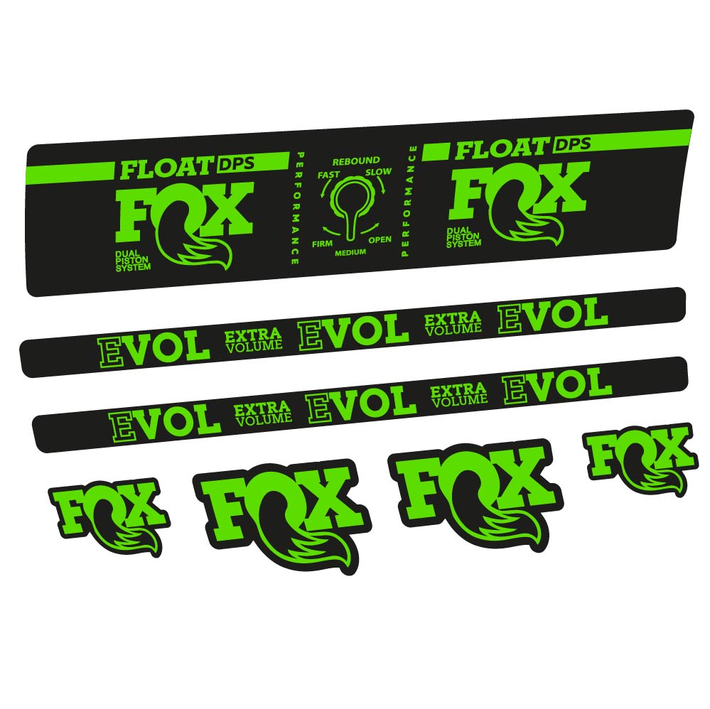 Autocollant Fox Float DPS Performance, Amortisseur, Vélo vinyle sticker