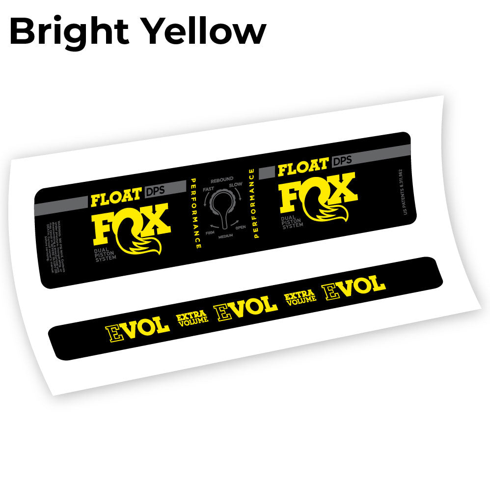 Autocollant Fox DPS Performance 2019, Autocollant Vélo choc Vinyle