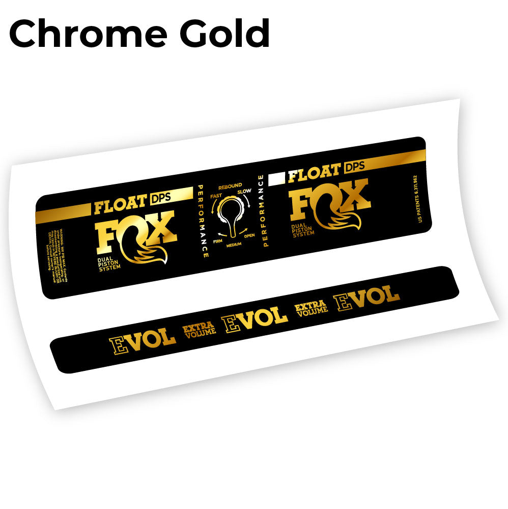 Autocollant Fox DPS Performance 2019, Autocollant Vélo choc Vinyle