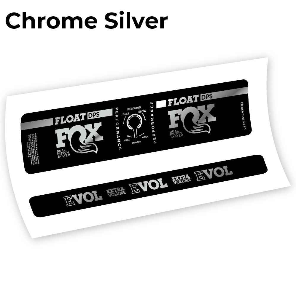 Autocollant Fox DPS Performance 2019, Autocollant Vélo choc Vinyle