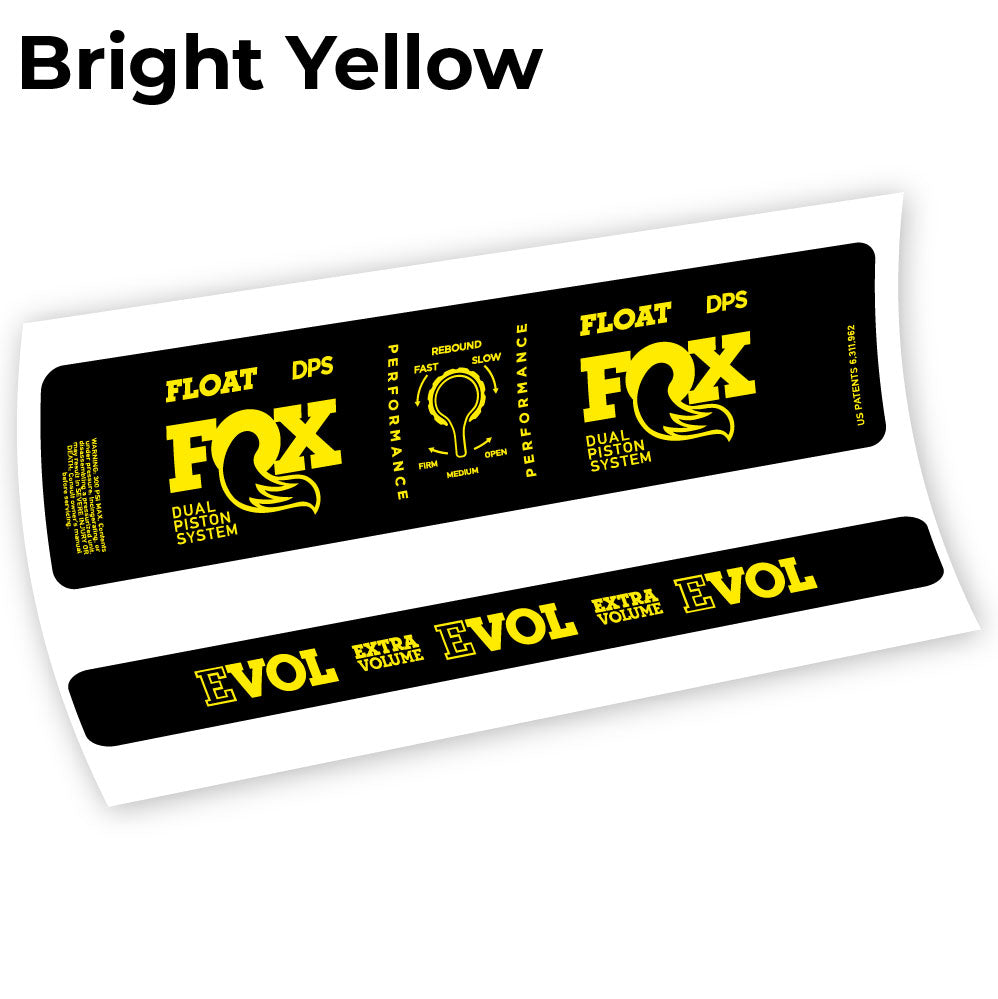 Autocollant Fox DPS Performance 2021,Vélo choc Vinyle sticker