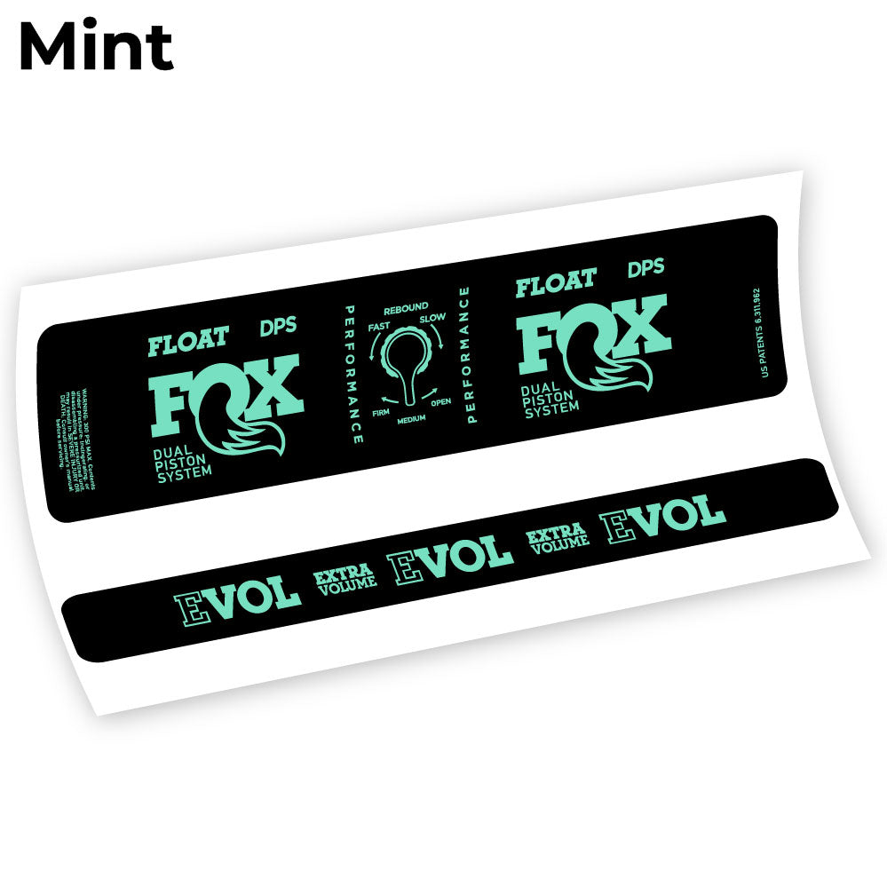 Autocollant Fox DPS Performance 2021,Vélo choc Vinyle sticker